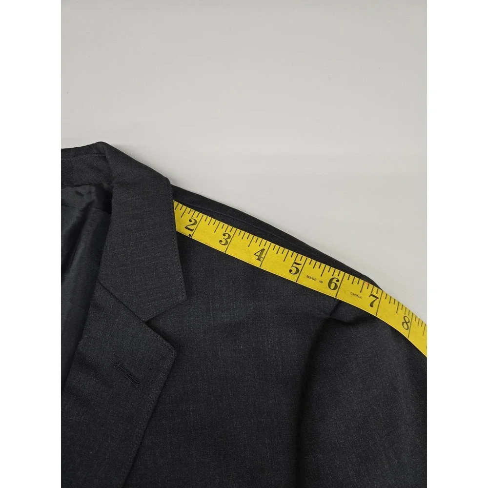 Bonobos Men's Slim Fit 2 Button Wool Blend‎ Blazer 15400 Charcoal Size 40R